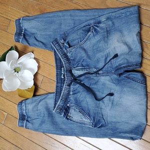 Blue Faith Women's Cropped Jogger Jeans Size S